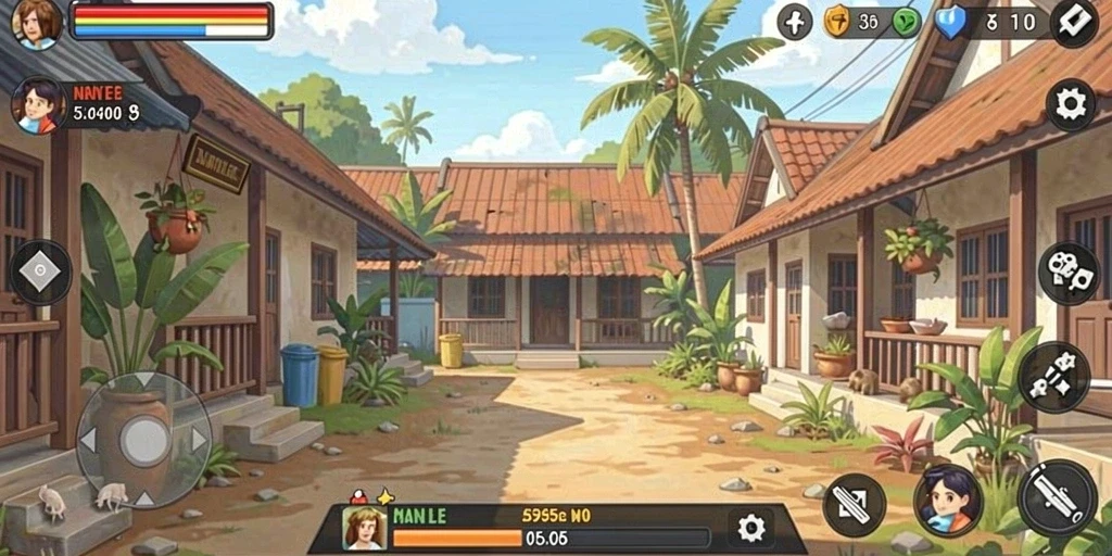 Tampilan menu awal yang menarik.
