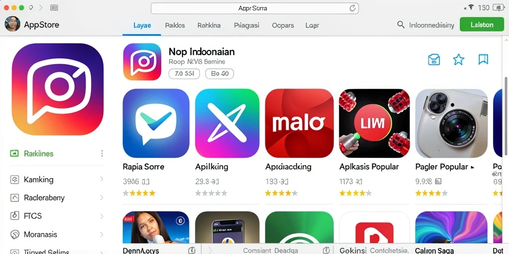 Tampilan awal aplikasi yang menarik dan user-friendly.