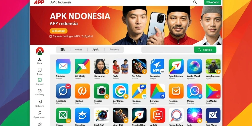 Tampak antarmuka utama aplikasi yang menarik.