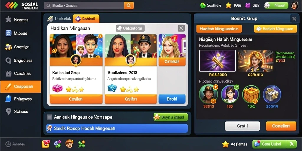 Tampilan antarmuka yang menawan dan intuitif.