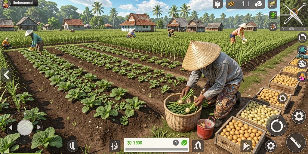 Screenshot menampilkan berbagai pilihan permainan menarik.