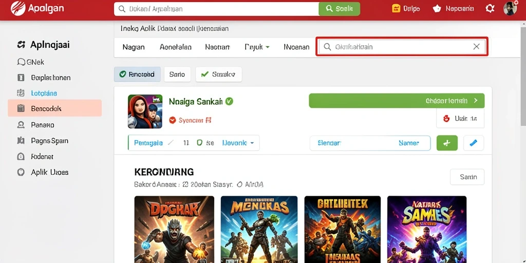 Screenshot menunjukkan aksi seru karakter di medan perang.