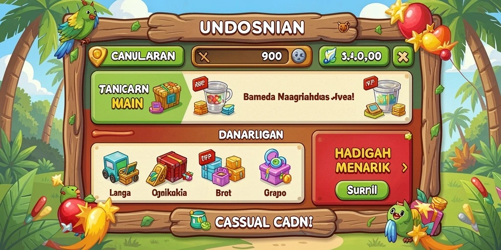 Tampilan awal yang menarik dan informatif.