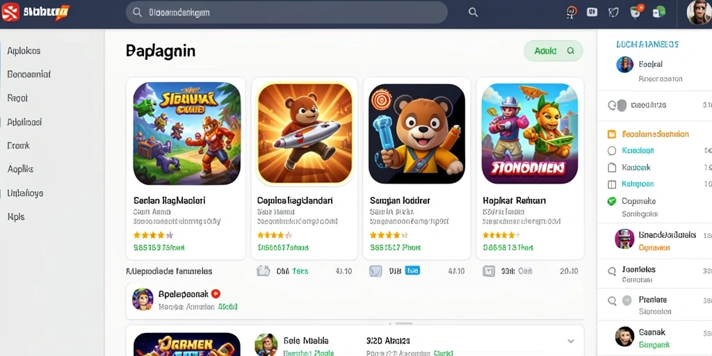 Menu utama yang intuitif dan mudah dinavigasi.