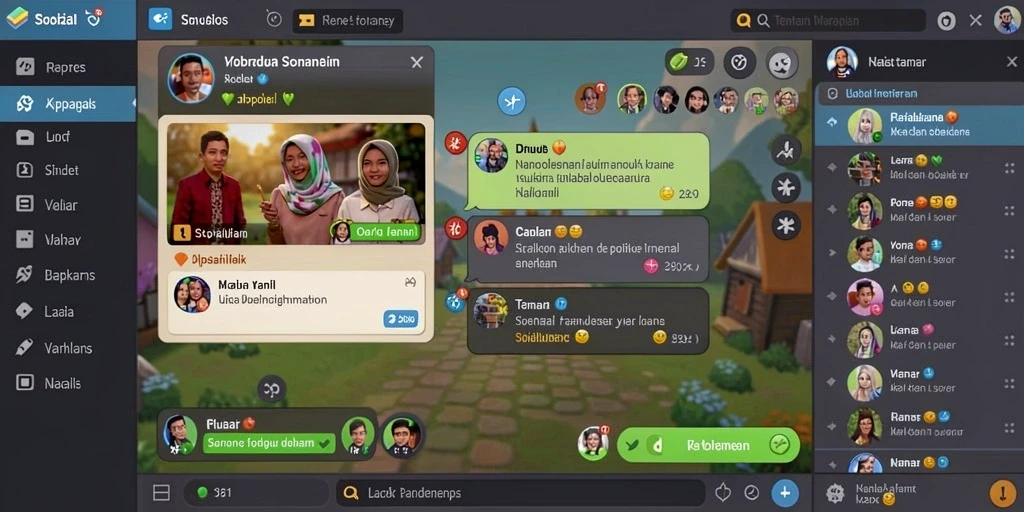 Tampilan antarmuka yang menarik dan user-friendly.