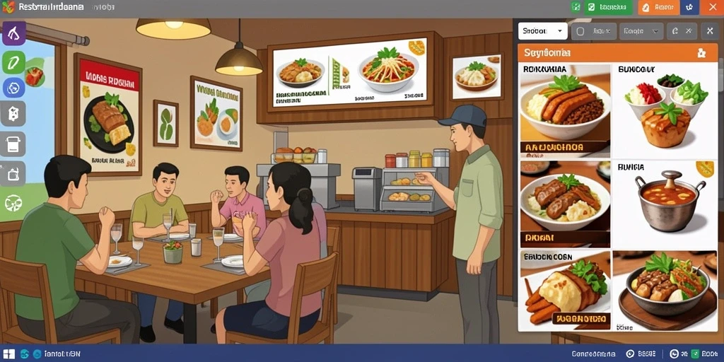 Tampilan awal yang menarik dan ramah pengguna.