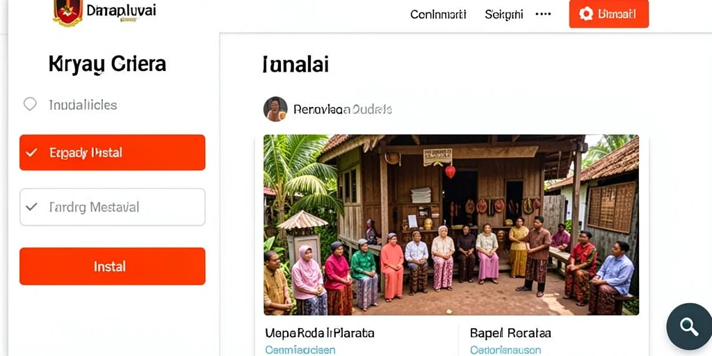 Tampilan antarmuka yang user-friendly.