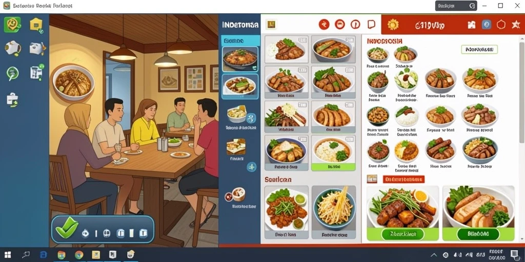 Tampilan antarmuka yang ramah pengguna dan mudah dinavigasi.