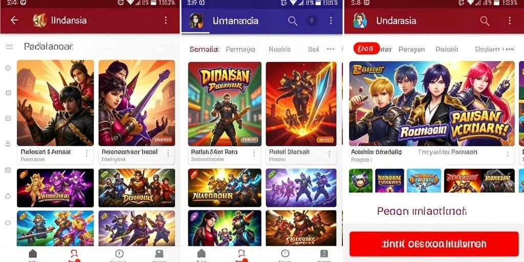Tampilan antarmuka yang menarik dan user-friendly.