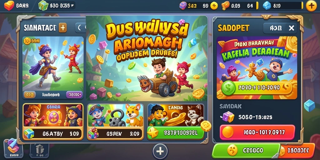 Tampilan grafis yang memukau dan penuh warna.