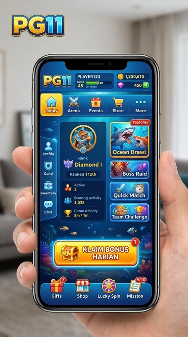 Cuplikan layar menu unduhan pg11 untuk perangkat Android
